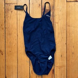 Roka Women elite one piece swimsuit 36L blue NWT